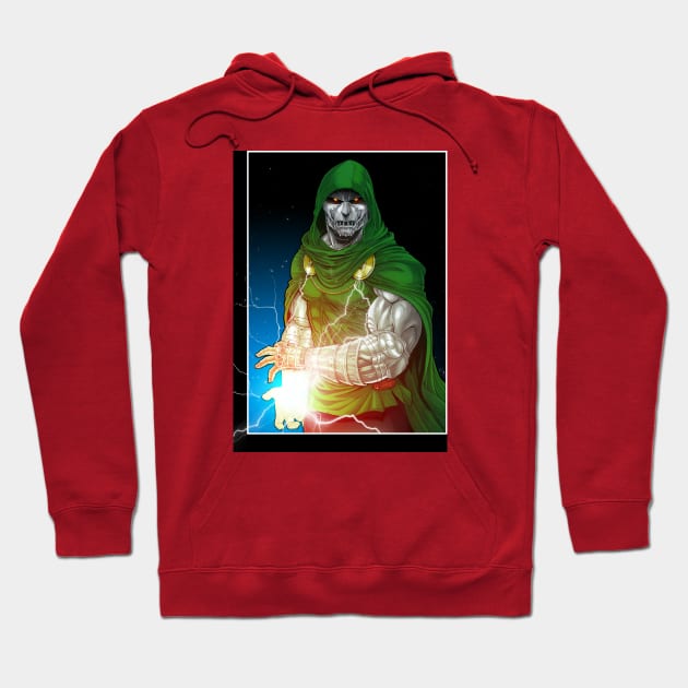 DR DOOM (PENCILS) Hoodie by LeviCleemanArt